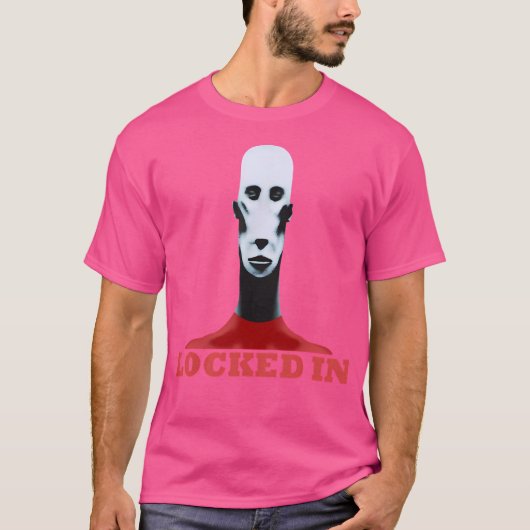 Grappig opgesloten in buitenaardse meme t-shirt (Voorkant)