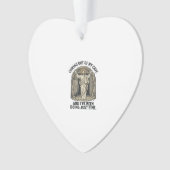 Grappig Opgstanding Grotten Vintage Gravure Shirt Ornament (voorkant)