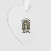Grappig Opgstanding Grotten Vintage Gravure Shirt Ornament (voorkant)