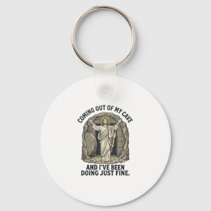 Grappig Opgstanding Grotten Vintage Gravure Shirt  Sleutelhanger