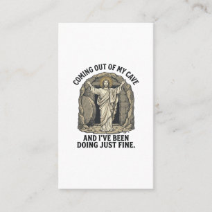 Grappig Opgstanding Grotten Vintage Gravure Shirt Visitekaartje