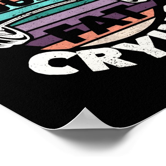 Grappig opheffen van gyroscoopgewicht poster (Hoek)