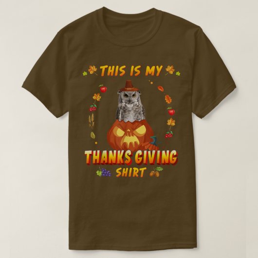 Grappig oplikken in de Herfst van het pompoennajaa T-shirt (Design voorkant)