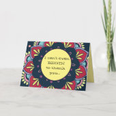 Grappig/oprecht bedankt (Voorkant)