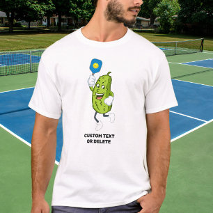 Grappig opspelen van Pickleball aangepaste tekst T-shirt