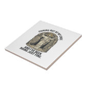 Grappig Opstanding Grotten Vintage Gravure Shirt D Tegeltje (Zijkant)