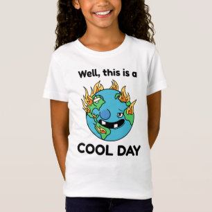 Grappig opwarmen van de aarde Dit is een goede dag T-shirt
