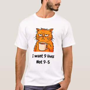 Grappig Oranje Cat T-shirt