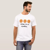 Grappig Oranje Fruit T-shirt (Voorkant volledig)