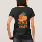 Grappig Oranje is de nieuwe Snack Graphics T-shirt (Achterkant)