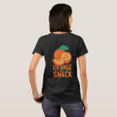 Grappig Oranje is de nieuwe Snack Graphics T-shirt (Achterkant volledig)