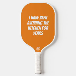 Grappig Oranje Niet in de Keuken Pickleball Paddle