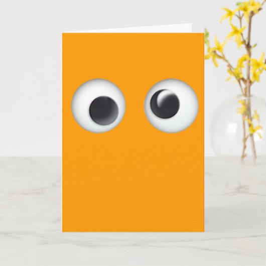 Grappig Oranje Snoep Maze Halloween Kaart (Gele Bloem)