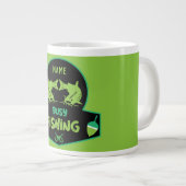 Grappig origineel viscadeautje grote koffiekop (Voorkant rechts)