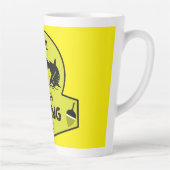 Grappig origineel viscadeautje latte mok (Rechts)
