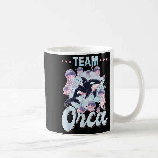 Grappig Orka Dierenteam Orca Koffiemok (Rechts)