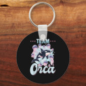 Grappig Orka Dierenteam Orca Sleutelhanger (Voorkant)