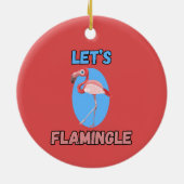 GRAPPIG! Ornament - Let's Flamingle - Flamingo (Achterkant)
