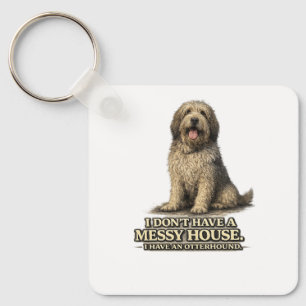 Grappig Otterhound-hondeneigenaar Geschenk Sleutelhanger