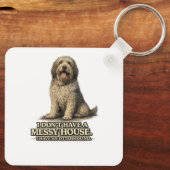 Grappig Otterhound-hondeneigenaar Geschenk Sleutelhanger (Achterkant)