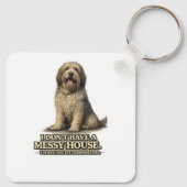 Grappig Otterhound-hondeneigenaar Geschenk Sleutelhanger (Achterkant)