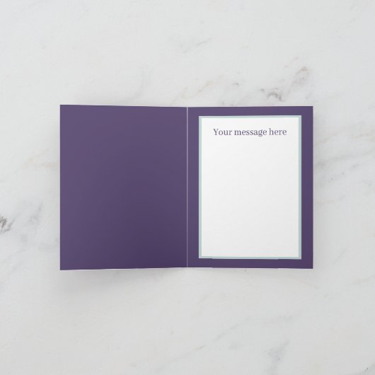 Grappig oud man Bericht toevoegen Kaart (Binnen)