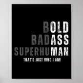 Grappig Oud Man Gag Vaders Dag Verjaardag Poster (Voorkant)