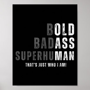 Grappig Oud Man Gag Vaders Dag Verjaardag Poster