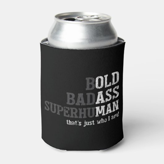 Grappig Oud Man Gezegde Gag Gift Vader Vaderdag Blikjeskoeler (Blikje Voorkant)