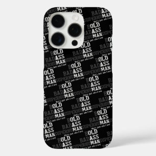 Grappig Oud Man Gezegde Gag Gift Vader Vaderdag iPhone 16 Pro Hoesje