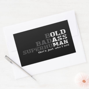 Grappig Oud Man Gezegde Gag Gift Vader Vaderdag Rechthoekige Sticker