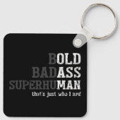 Grappig Oud Man Gezegde Gag Gift Vader Vaderdag Sleutelhanger (Achterkant)