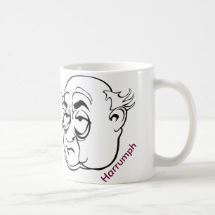 Grappig: Oud Man Mok, "Harrumph" Koffiemok