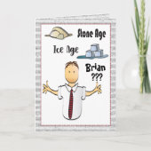 Grappig Oud Man Verjaardag Snarky Sassy Man Cartoo Kaart (Voorkant)