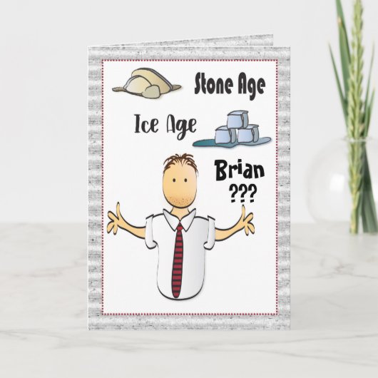 Grappig Oud Man Verjaardag Snarky Sassy Man Cartoo Kaart (Voorkant)