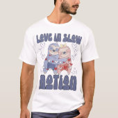 Grappig oud paar grootouder matching Jubileum T-shirt (Voorkant)