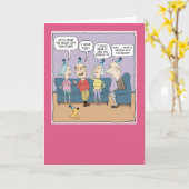 Grappig Oude Folken, moeilijk te horen. Kaart (Gele Bloem)