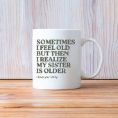 Grappig Ouder beste zus Gezegde Gift Koffie Mok