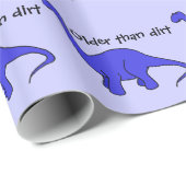 Grappig ouder dan Dirt Dinosaur- omslagpapier Cadeaupapier (Rol Hoek)