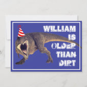 Grappig ouder dan vuil T-Rex Kaart (Voorkant)