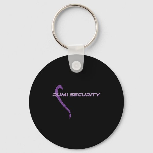 Grappig ouder Halloween kostuum idee –“rumi Securi Sleutelhanger (Voorkant)