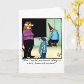 Grappig Ouder Humor Blank Wenskaart Kaart (Gele Bloem)