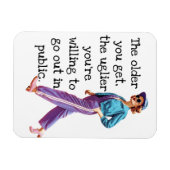 Grappig ouder je krijgt sarcastische retro huisvro magneet (Horizontaal)