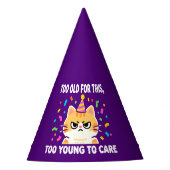 Grappig ouder worden verjaardagsfeestje feesthoedjes (Voorkant)