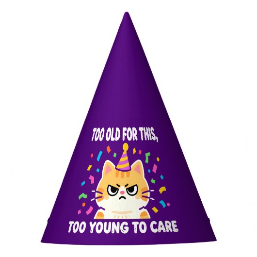 Grappig ouder worden verjaardagsfeestje feesthoedjes (Voorkant)