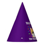 Grappig ouder worden verjaardagsfeestje feesthoedjes (Links)