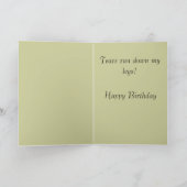 Grappig ouder worden wordt een oude verjaardag kaart (Binnen)