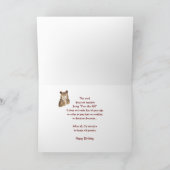 Grappig ouderdom, over de heuvel van de orthday Ow Kaart (Binnen)