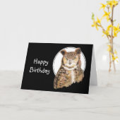 Grappig ouderdom, over de heuvel van de orthday Ow Kaart (Gele Bloem)