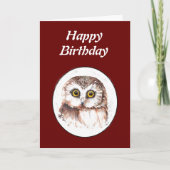 Grappig ouderdom, over de heuvel van de orthday Ow Kaart (Voorkant)